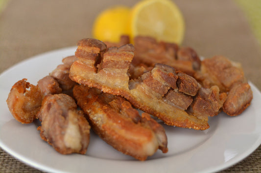 chicharrones de panceta de cerdo