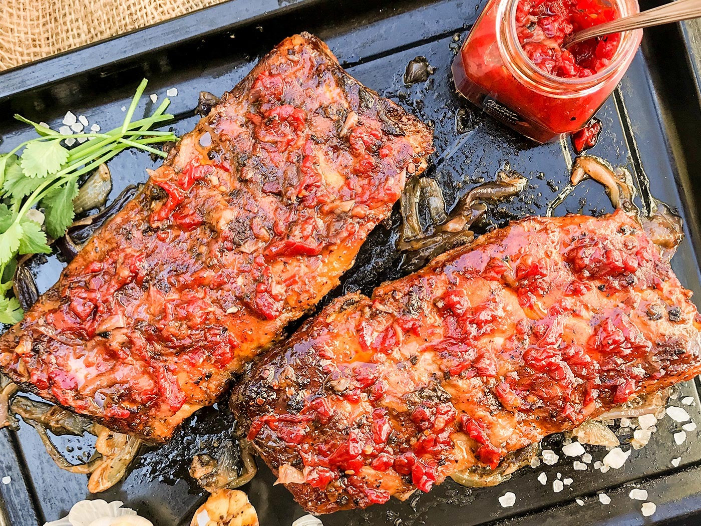 Costillar de Cerdo a la Chilena