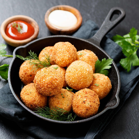 Croqueta de Tocino Ahumado y Mozarella