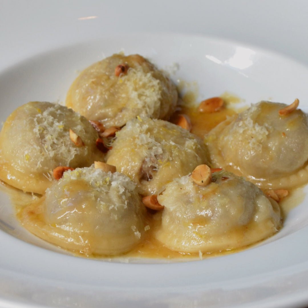 Sorrentinos de Costilla BBQ, Tocino y Verduras - 450 grs - Mr Pork