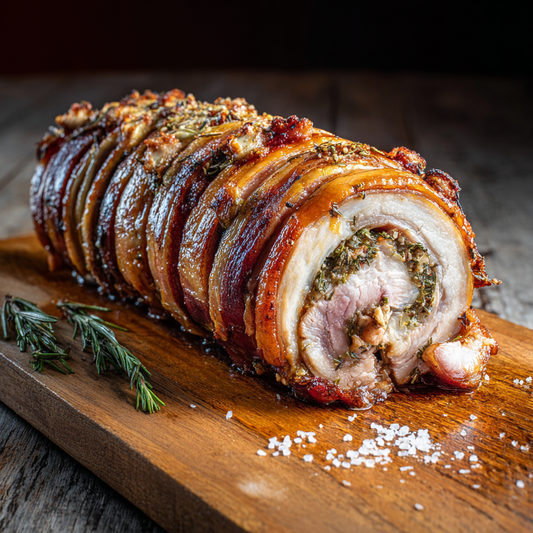Porchetta de Cerdo en Pieza - Receta Italiana